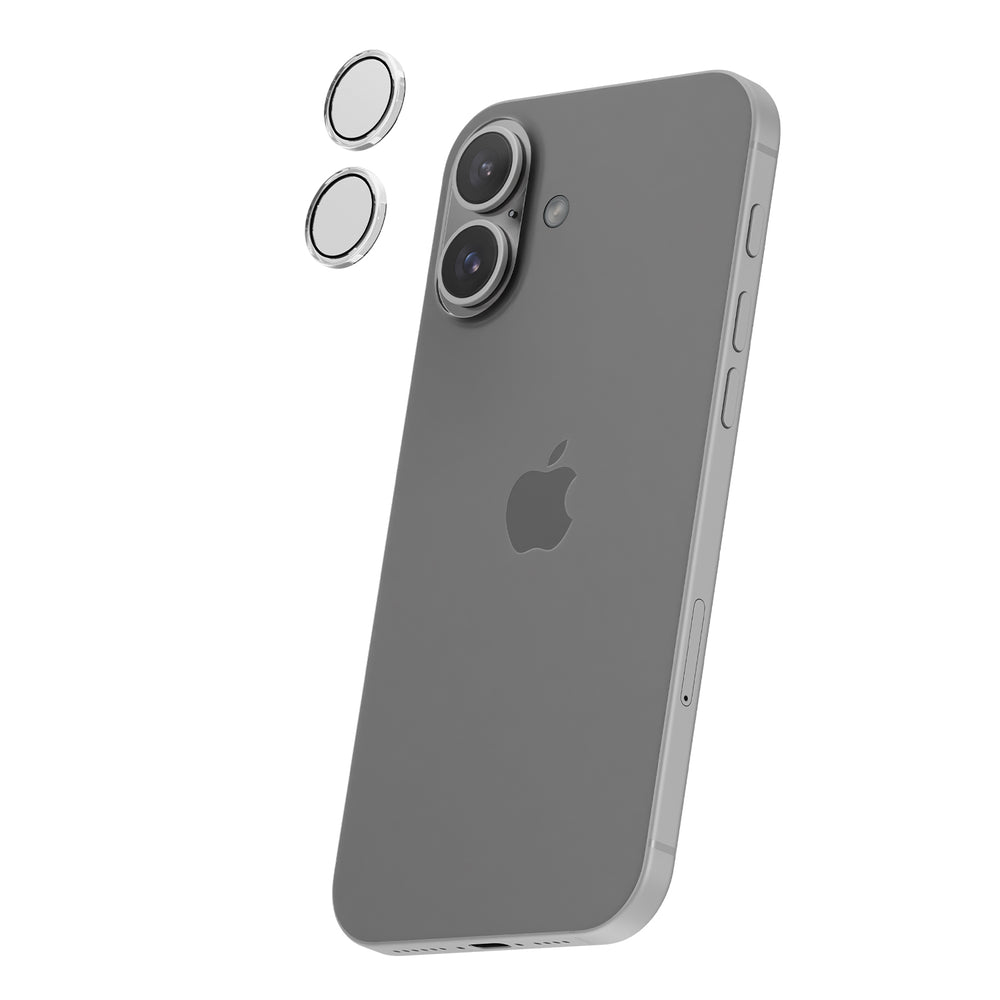 HYPHEN Camera Lens Protector - Clear - iPhone 16/Plus  with Self Installation Board