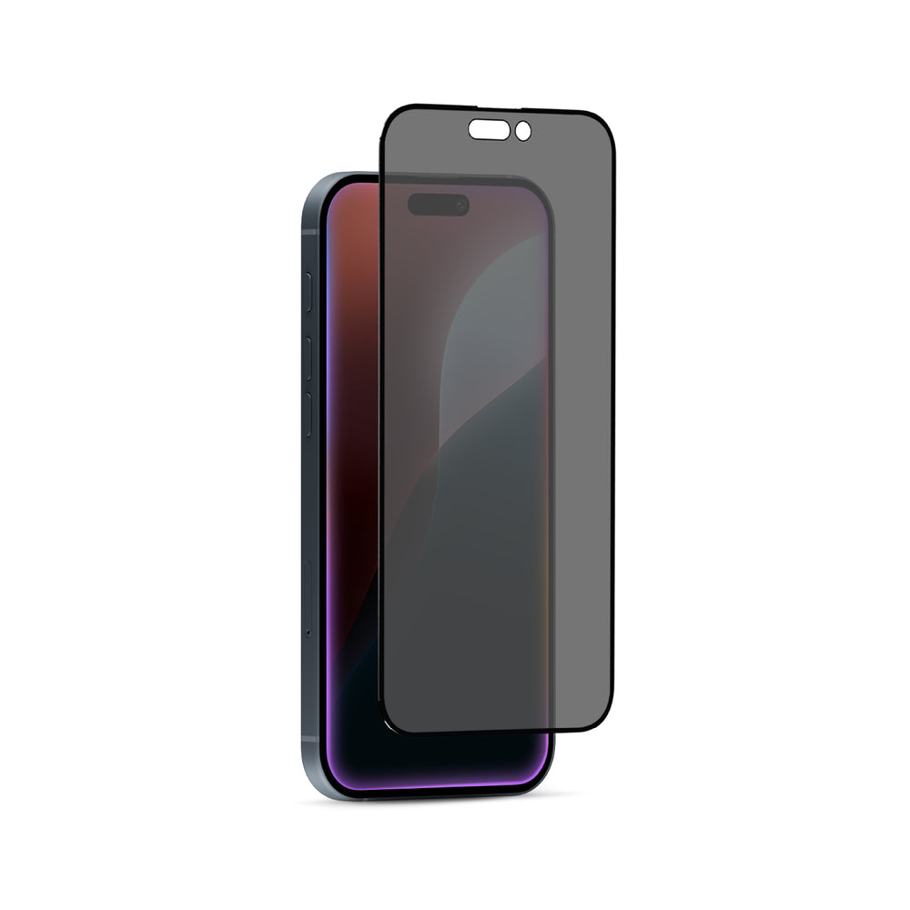 HYPHEN DEFENDR Matte-Privacy Tempered Glass with Applicator - iPhone 16 - 6.1  with GRS Applicator