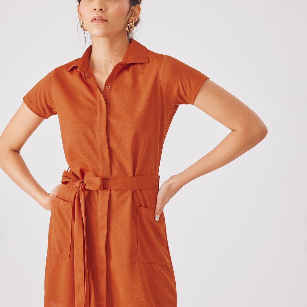 Amber Pocket Shirt Dress