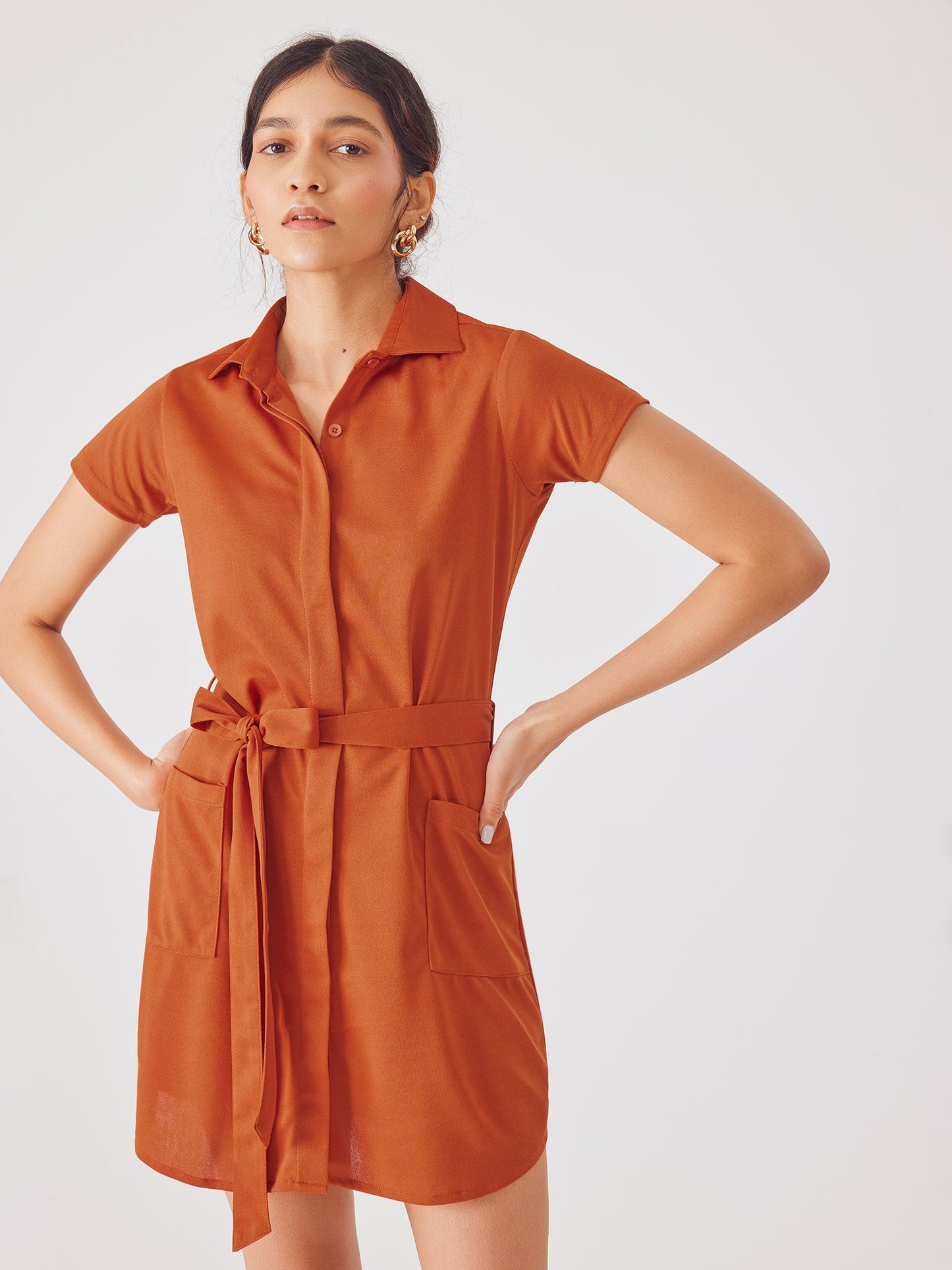 Amber Pocket Shirt Dress