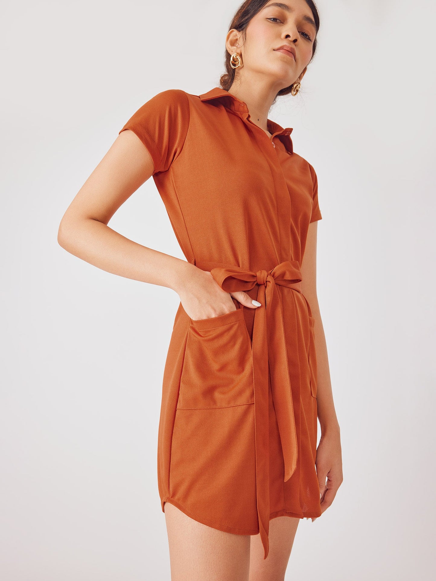 Amber Pocket Shirt Dress