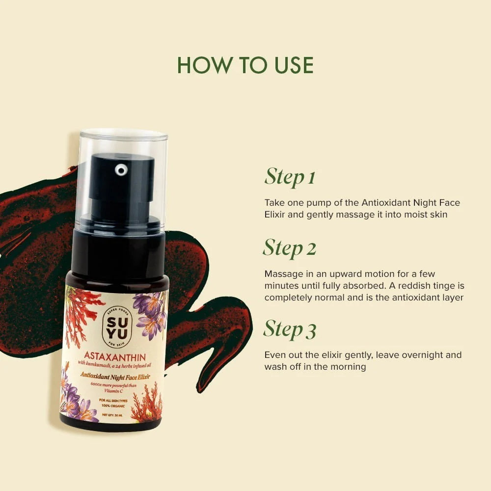 
                      
                        Astaxanthin Antioxidant Night Face Elixir
                      
                    