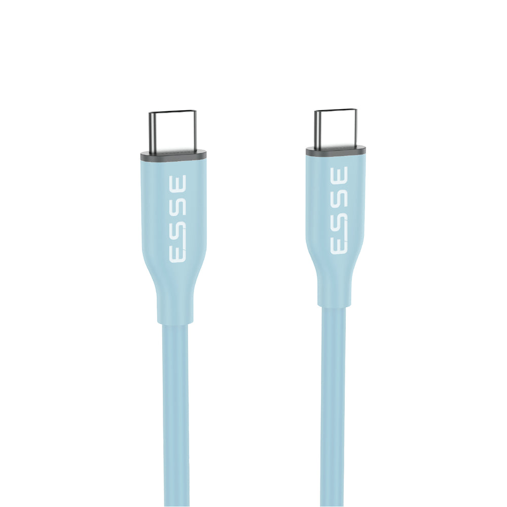 
                      
                        ESSE LOOP Silicone Type C to C Cable - 60W - 1.2M
                      
                    