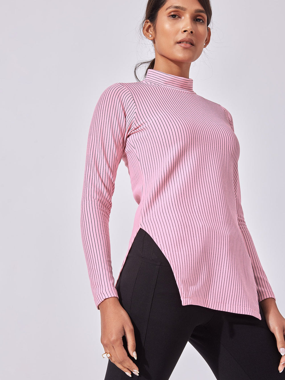 Bubblegum High Neck Top