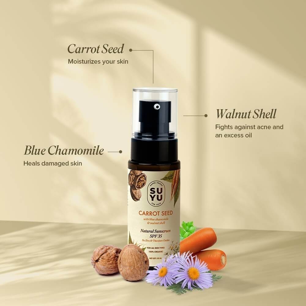 
                      
                        Carrot Seed Natural Sunscreen SPF 35
                      
                    