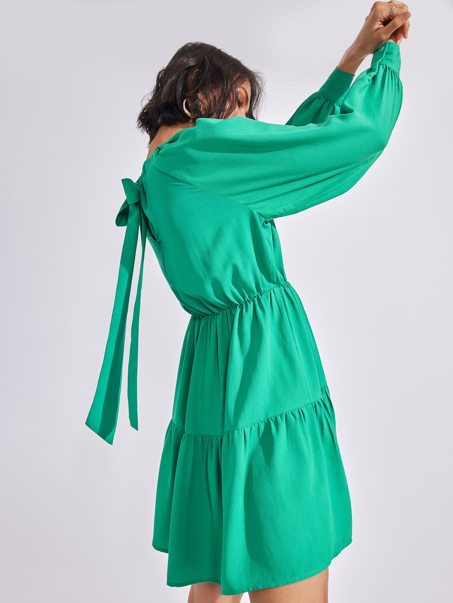 Emerald Tiered Dress