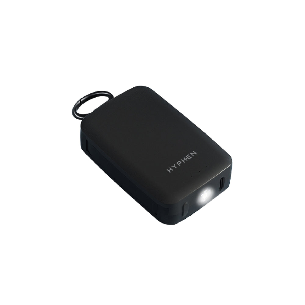 
                      
                        HYPHEN RESCUE Key Ring Emergency Power bank - Black
                      
                    