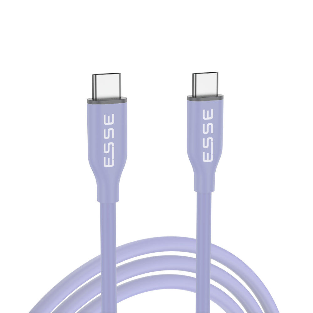 
                      
                        ESSE LOOP Silicone Type C to C Cable - 60W - 1.2M
                      
                    