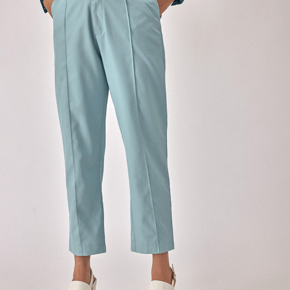 Sky Blue Ankle Trousers