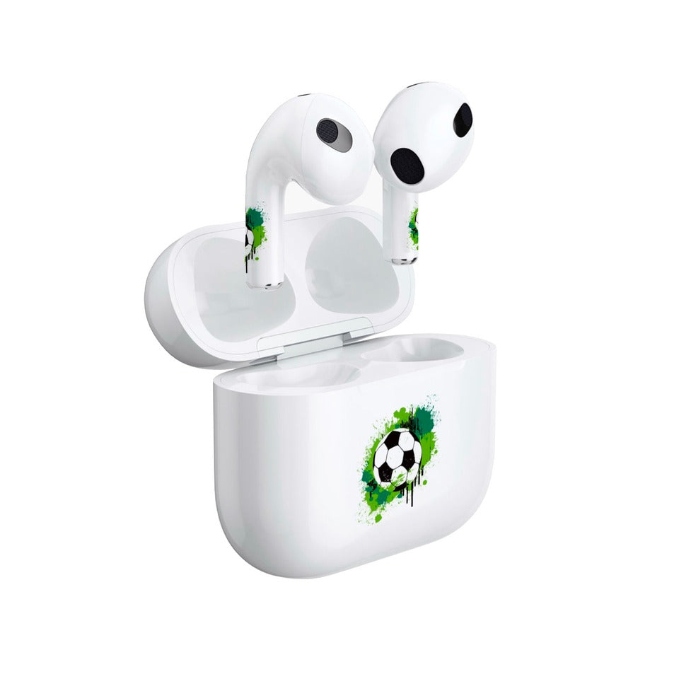 HYPHEN ArtPods Case Skin set with Applicator - AirPods (3rd Gen) - Football